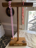 Wooden Jewelry Shelf 19" tall - great for display or your personal Necklaces