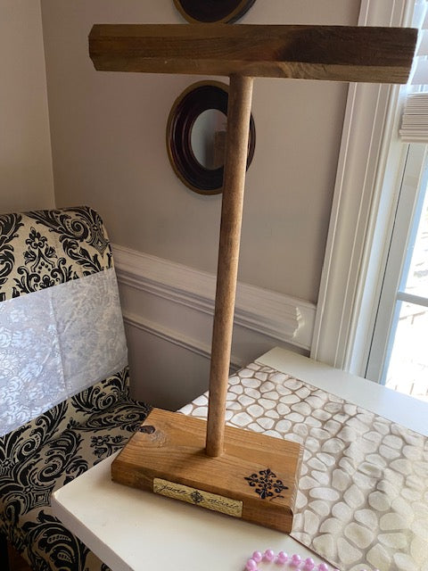 Wooden Jewelry Shelf 19" tall - great for display or your personal Necklaces