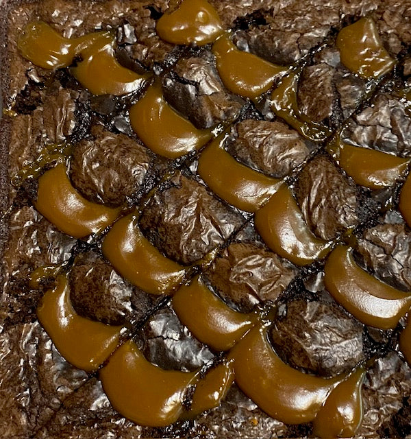 Homemade Sea Salted Caramel Brownie 4x4 - Shipped to you